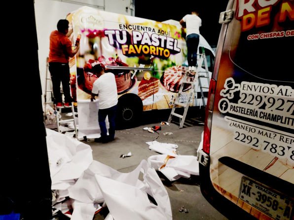 rotulación de vehículos o flotillas