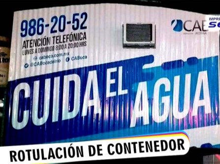 Rotulación de contenedor